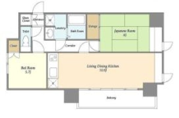 パークキューブ小岩の物件間取画像